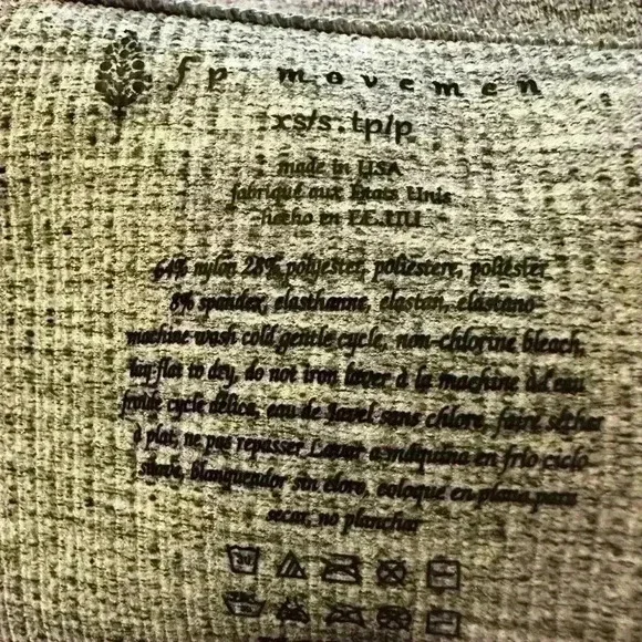 Free People Sports Yoga Bra - Small Heather Grey Shakti Seamless NWOT MSRP $48 - Picture 5 of 5